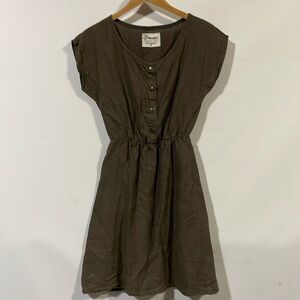 Casual slate grey Midi Dress